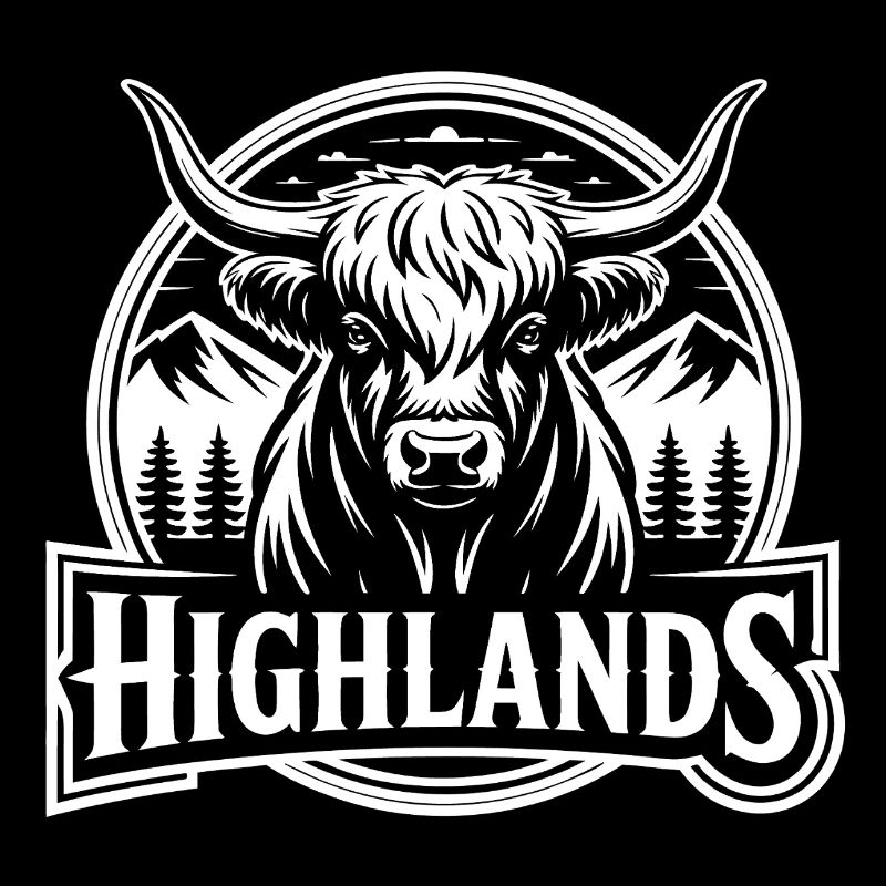 Highland Bull Emblem