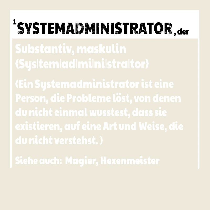 Systemadmin Definition