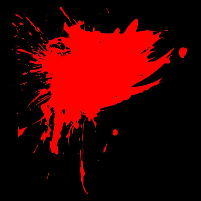 Fleck Farbe Gespritzt rot Design Schmutz schmutzig