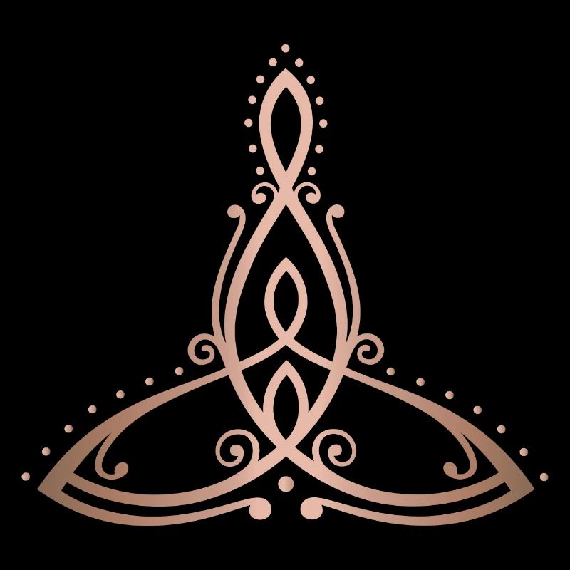 Celtic Motherhood Symbol Mutter mit zwei Kindern