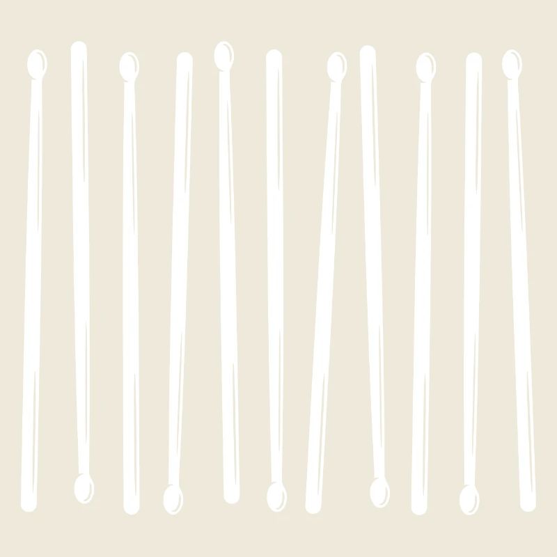 Drumsticks Vertical Pattern