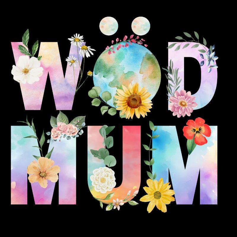Wöd Mum - Welt Mum, beste Mama, Muttertag