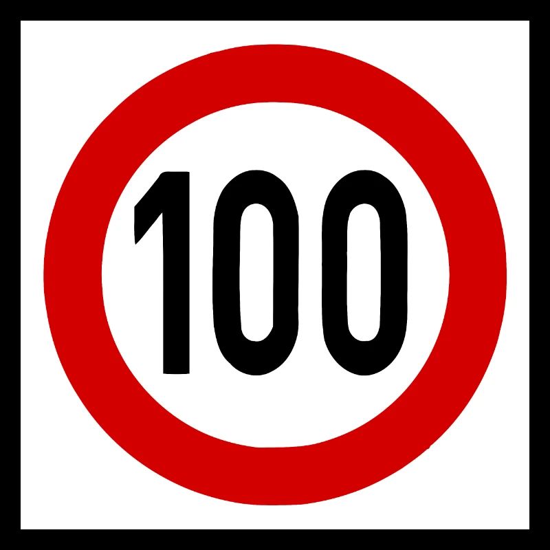 Limite de vitesse 100