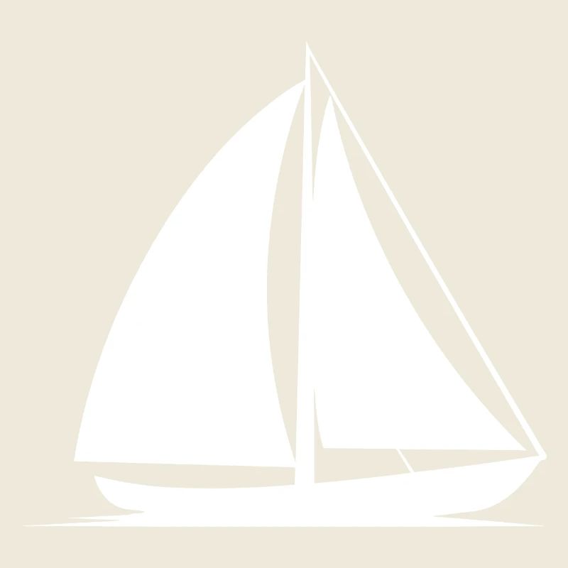 Segelboot Line Art