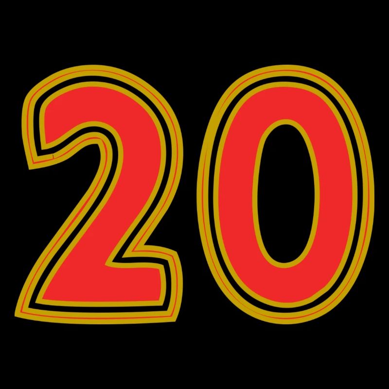 20. 20 ANS. 20e ANNIVERSAIRE. ANNIVERSAIRE 20 ANS.