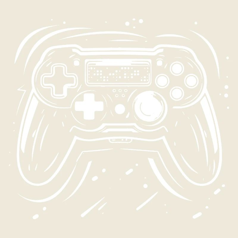 Dessin de manette de jeu
