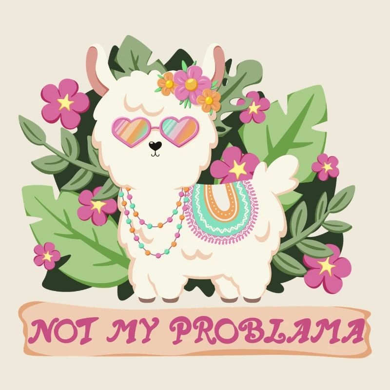 Summer Llama Alpaca - Not my problem