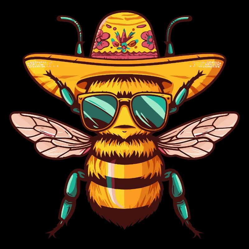 Abeille Drôle Sombrero