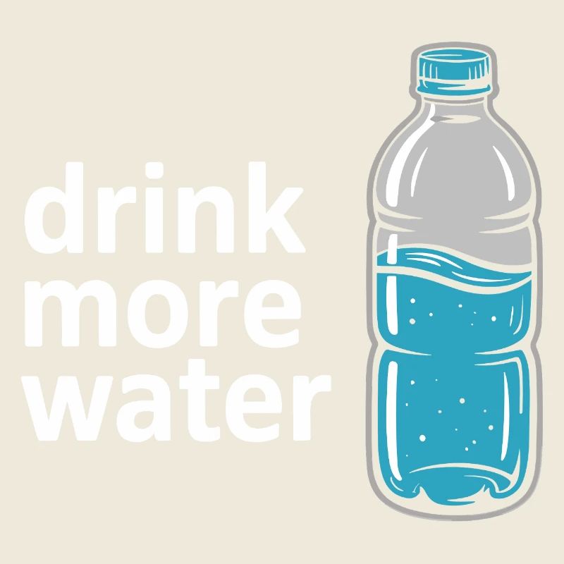 Drink More Water Health Coach Funny Hydration