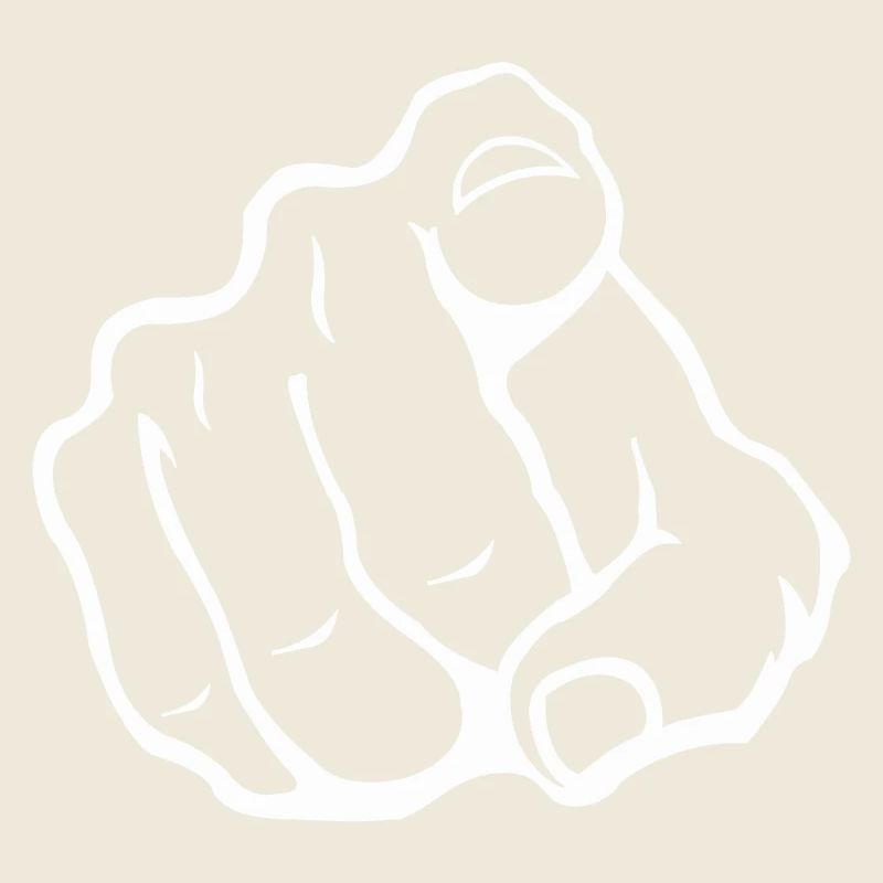 Zeigefinger Silhouette