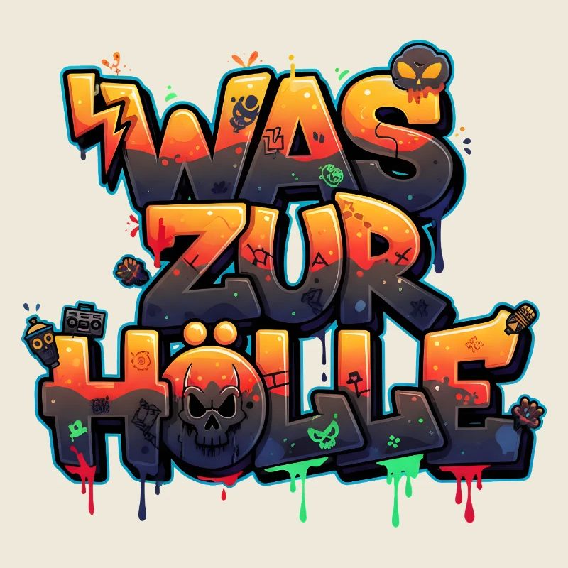 Hell, Devils & Demons Urban Street Art Graffiti