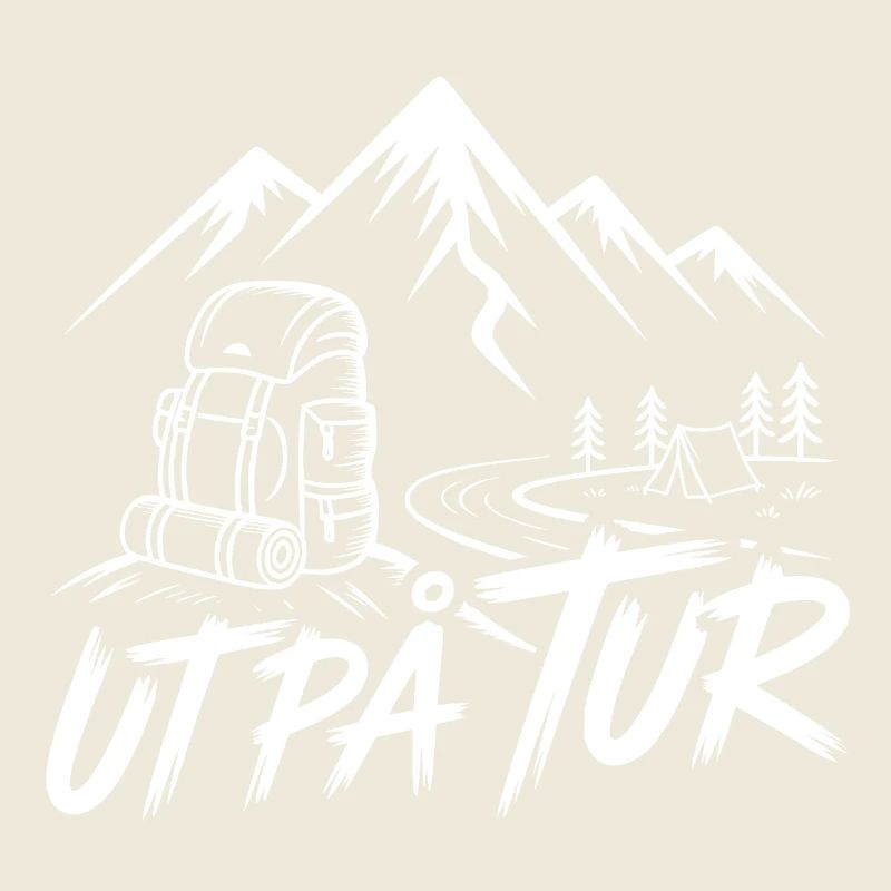 Auf einer Rucksacktour durch die Berge