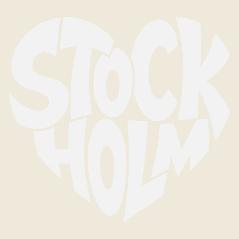 Stockholm Sweden Typography