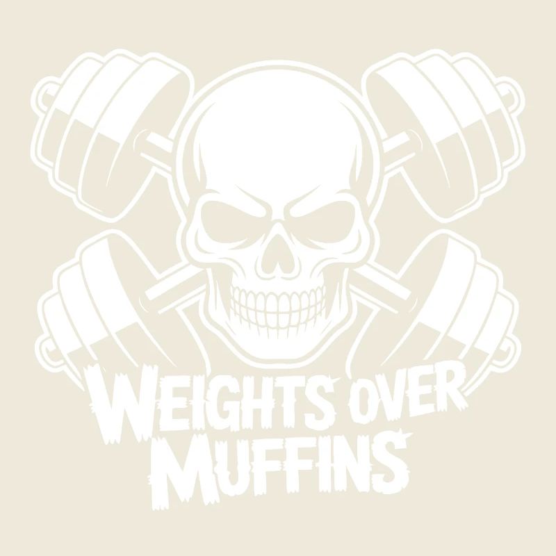 Gewichte über Muffins Schädel