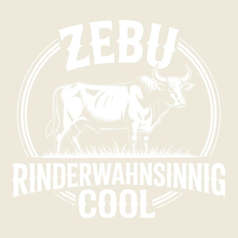 Zebu Mad Cow Cool Badge