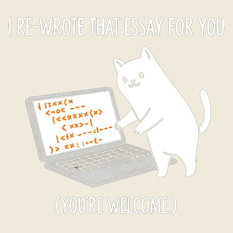 Code cat explains tasks