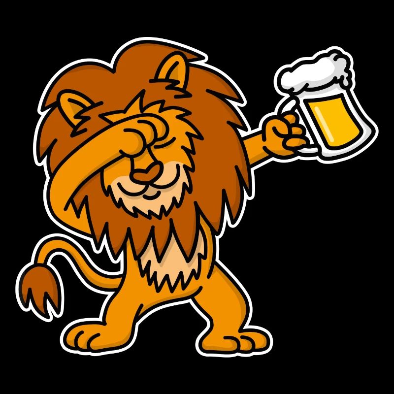 Löwe Bier Königstag König Niederländisch geschenk
