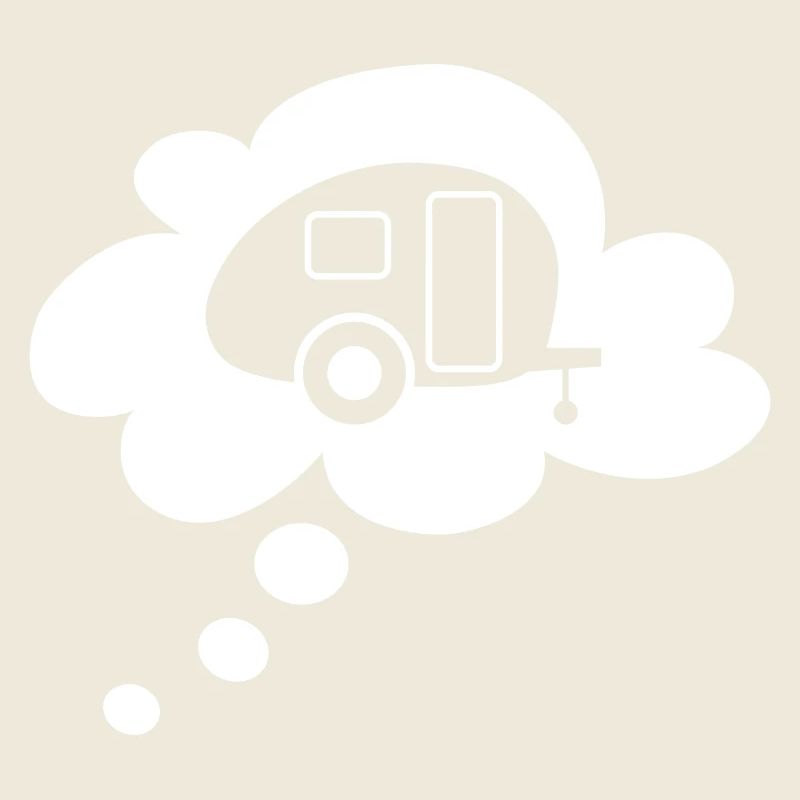Caravan Cloud Speech Bubble Camping Caravan Fan