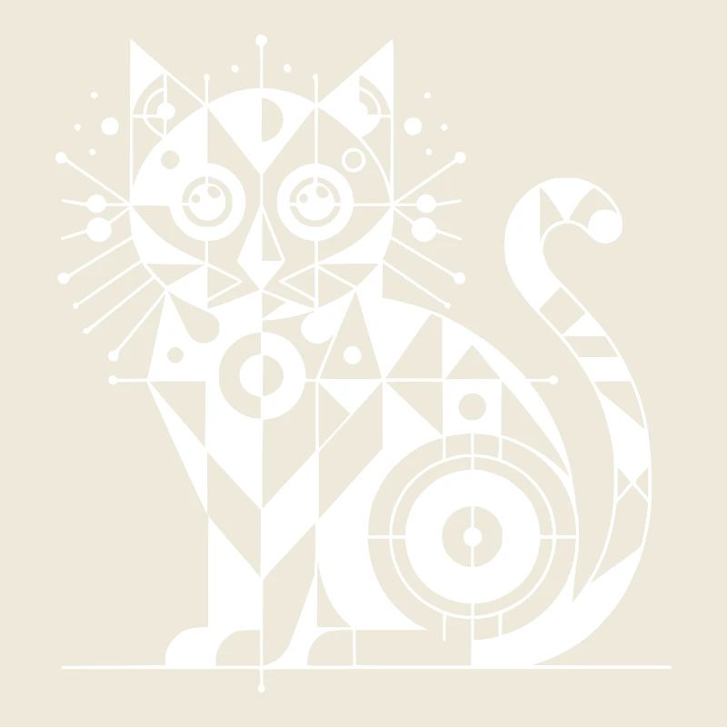 Conception géométrique de lignes de chat