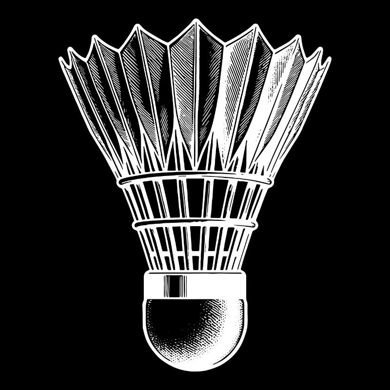 Style de tatouage de balle de badminton rapide