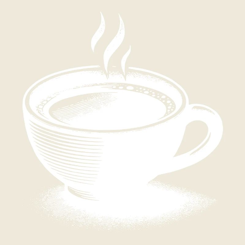 Dampfende heisse Kaffeetasse mit Kaffee