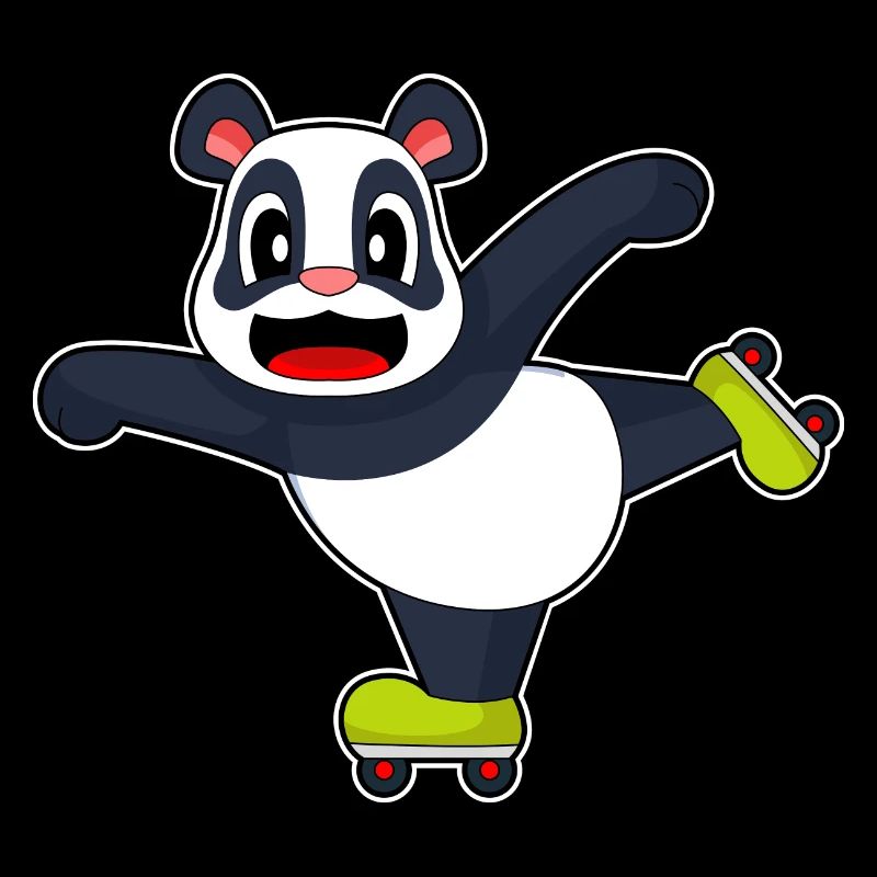 Panda Patins à roues alignées
