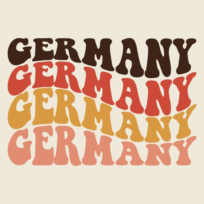 Germany Retro Text Layers