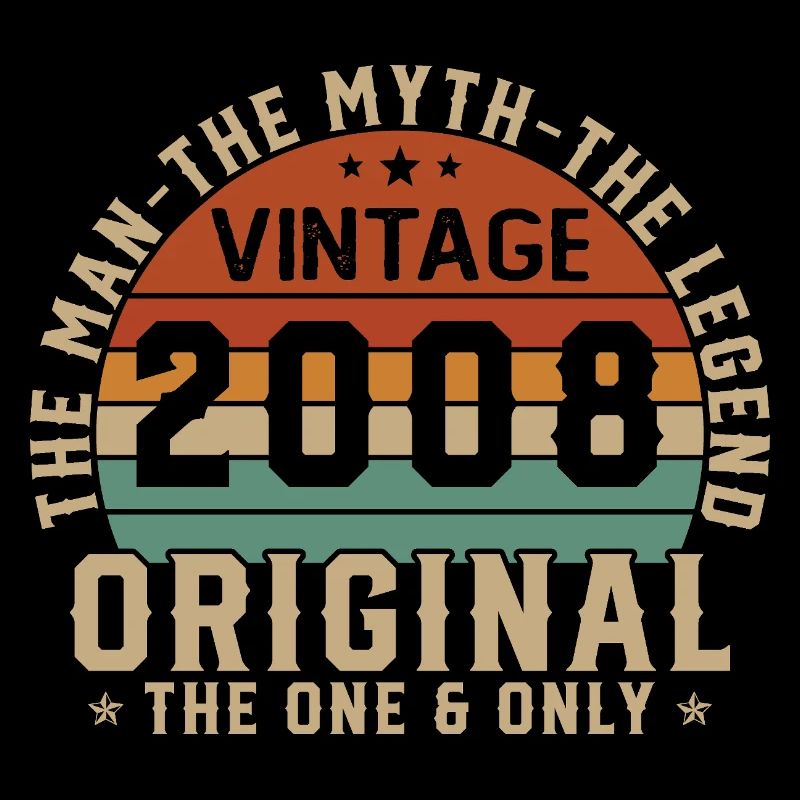 2008 Vintage Retro Geburtstagsgeschenk