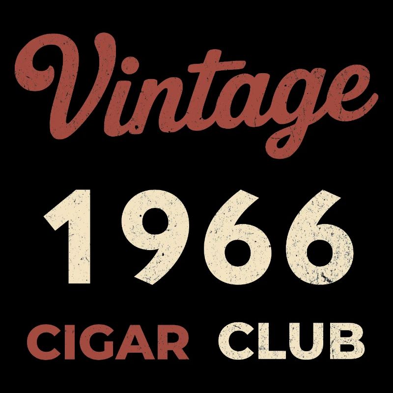 Vintage 1966 Cigar Club Retro Birth Year Gift