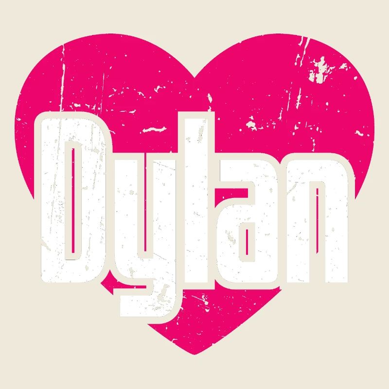 J’aime Dylan Pink Heart J’adore Dylan