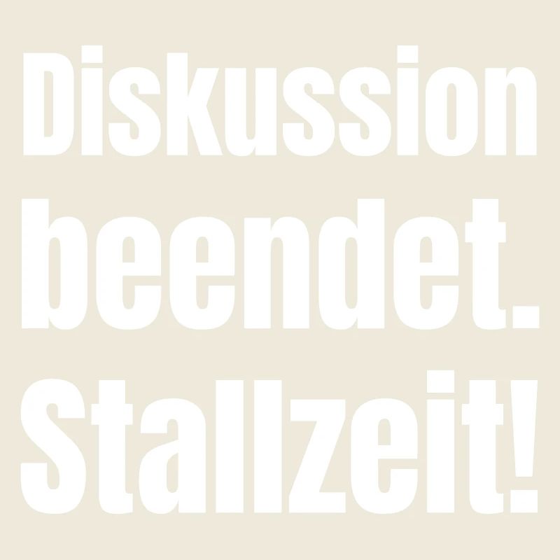 Diskussion beendet Kontrast Typo