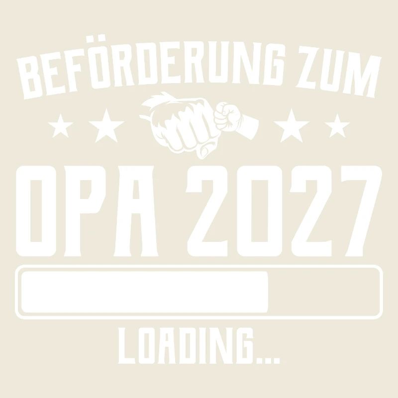 Beförderung zum Opa 2027 Loading Geschenk