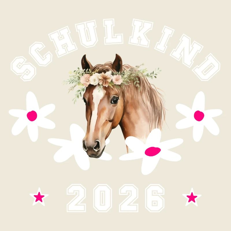 Schulkind 2026 Pferd Einschulung