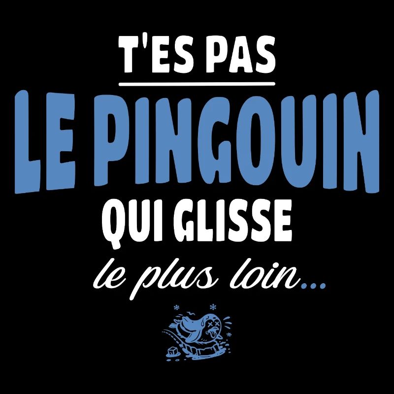 Du bist nicht der Pinguin, der am weitesten rutscht