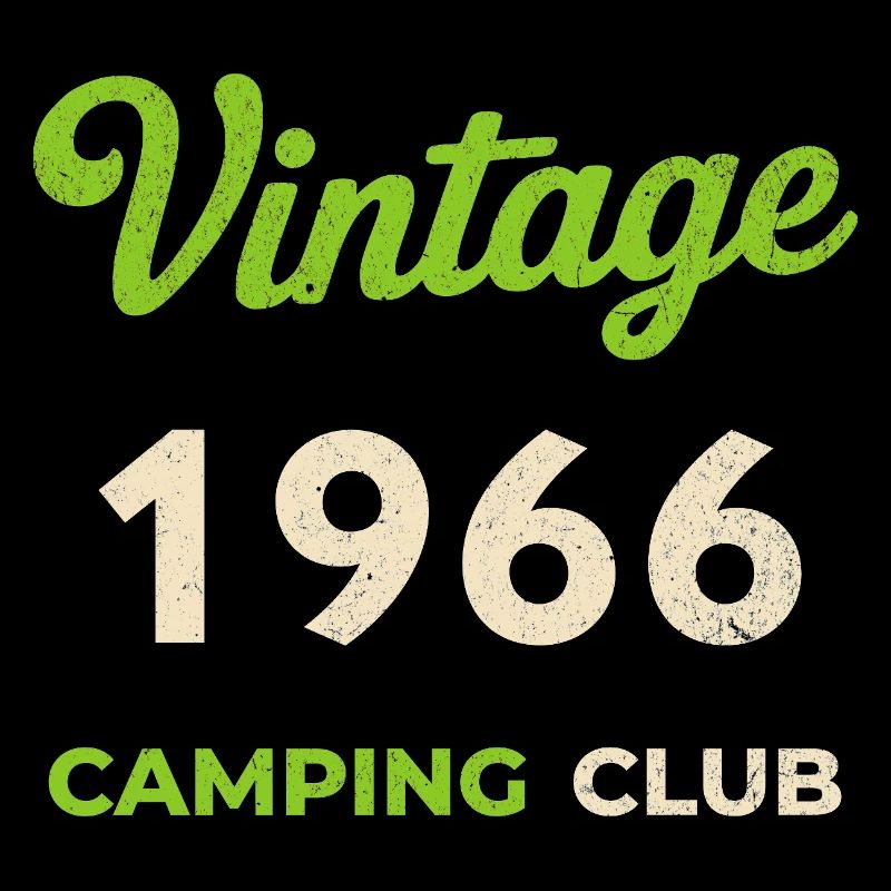 Vintage 1966 – Année de naissance rétro du Camping Club