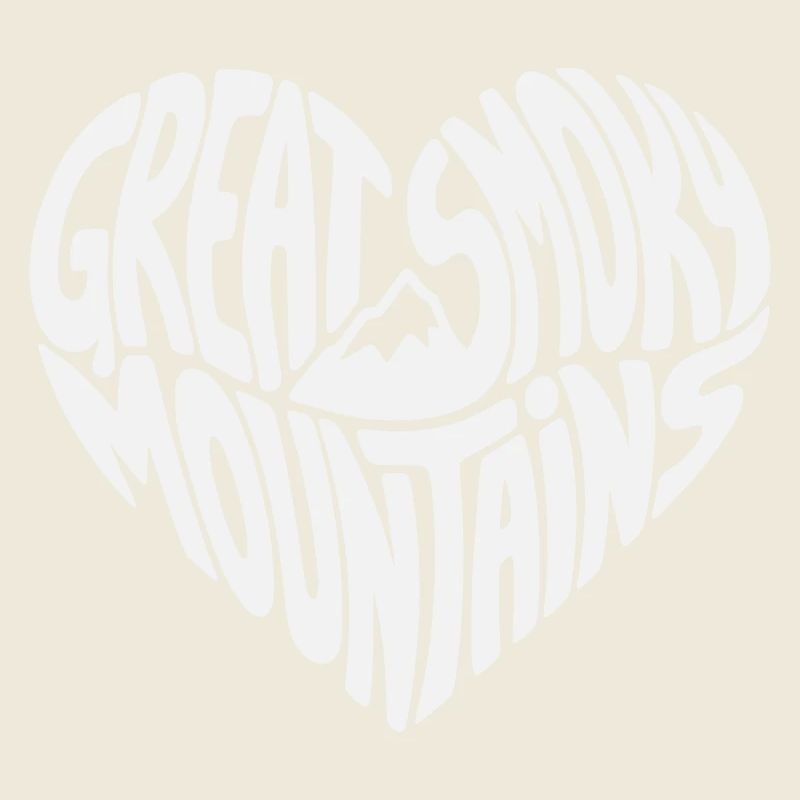 Conception du cœur des Great Smoky Mountains