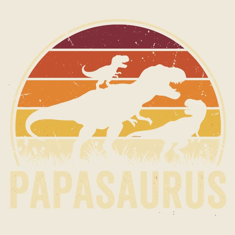 Papasaurus Papa Dinosaurier Vater Papa