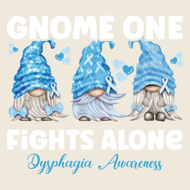Gnome Light Blue Swallowing Difficulties