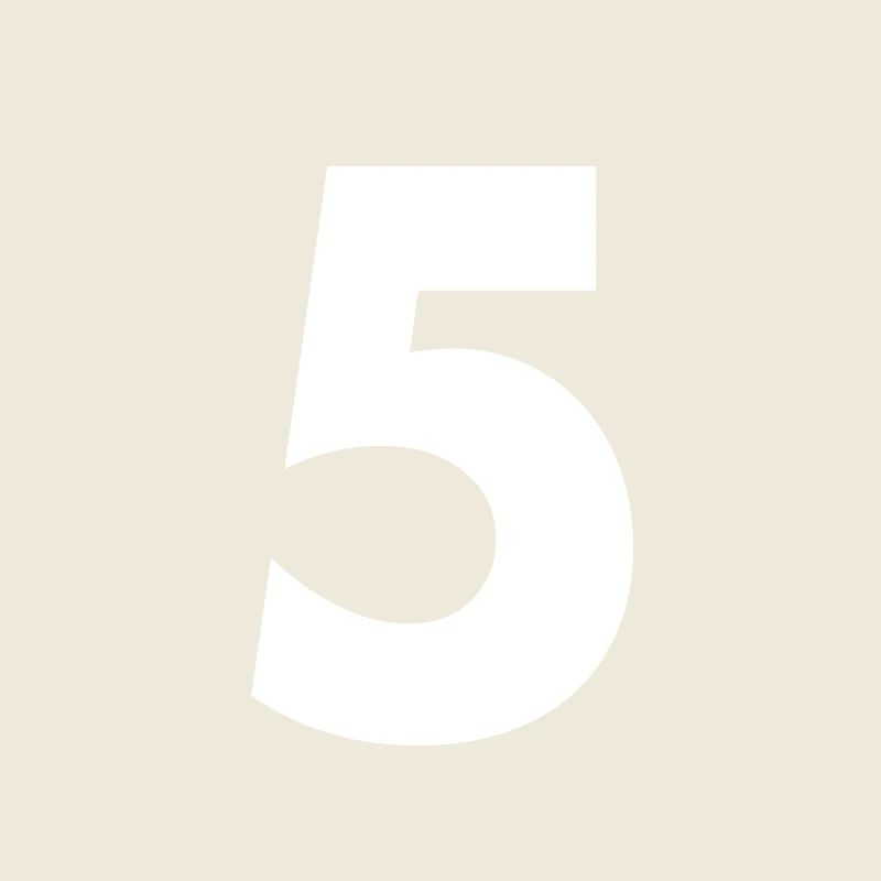 Number 5, number 5, 5, five, number five, five