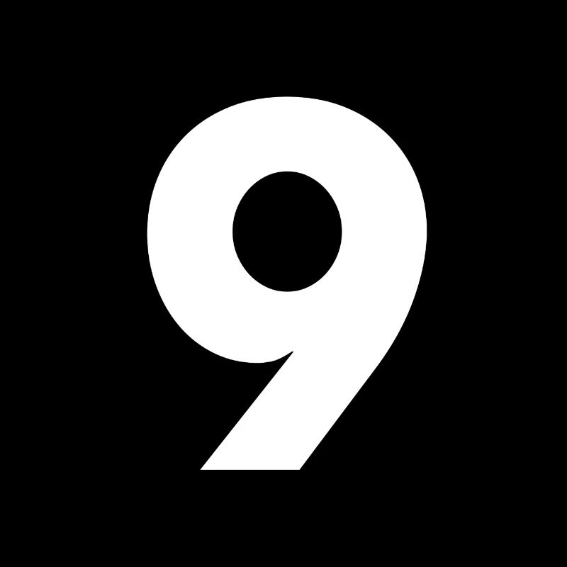 Numéro 9, numéro 9, 9, neuf, numéro neuf, neuf