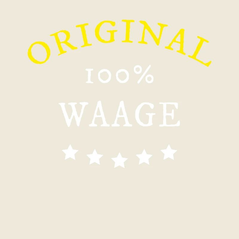 Original 100% Waage, Geschenk, Sternzeichen