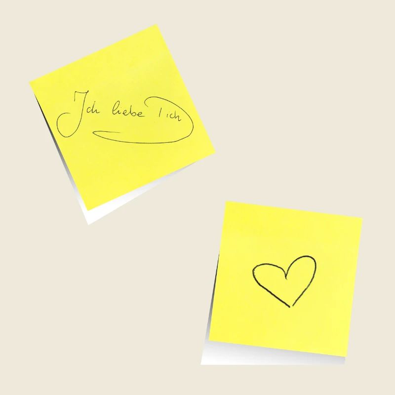 je t’aime , Note, Adhésifs, Note