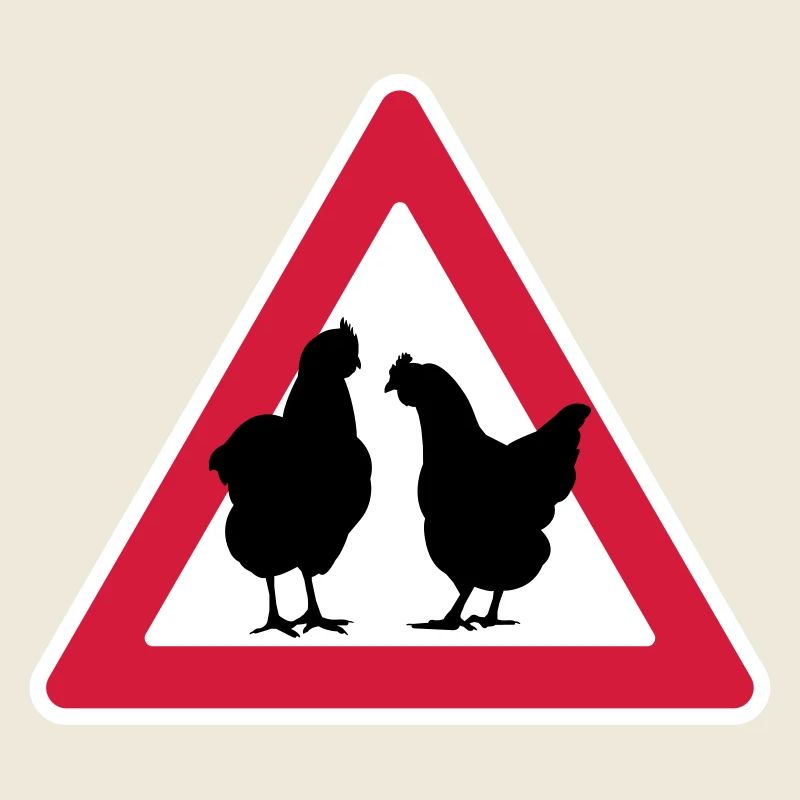 Hühnerabend Huhn Achtung Junggesellinnenabschied