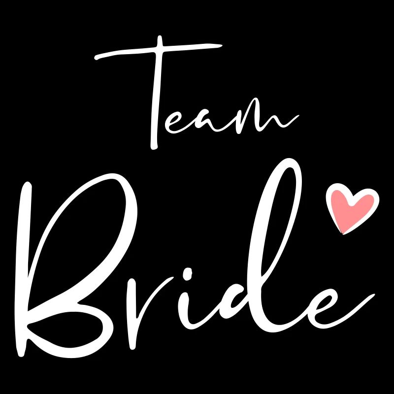 Team Bride Herz Junggesellinnenabschied Geschenk