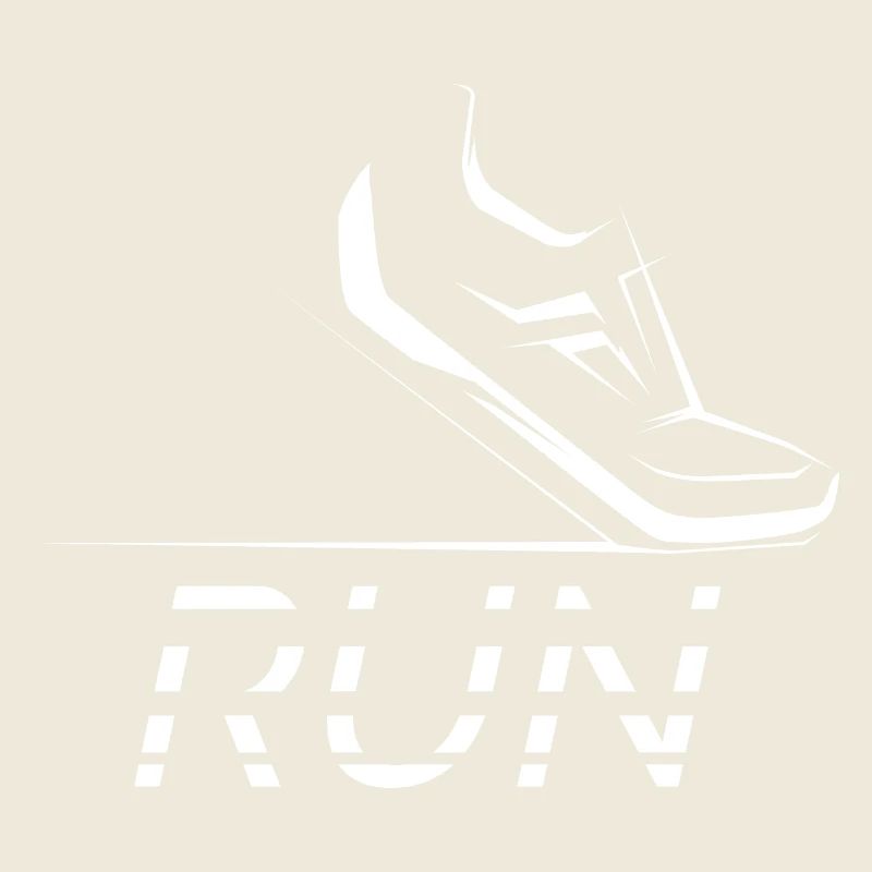 Icône des chaussures de course Icône de vélo Logo de course