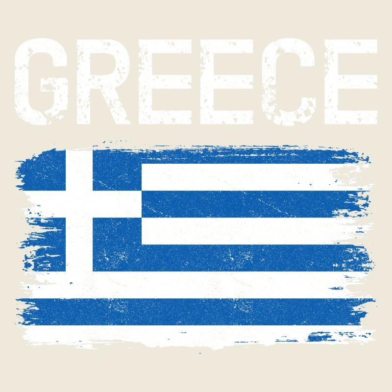 Graphique du drapeau grec vieilli