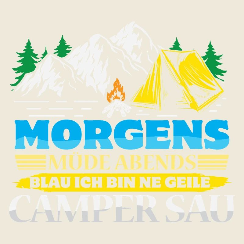 Camper Camping Caravan Saying
