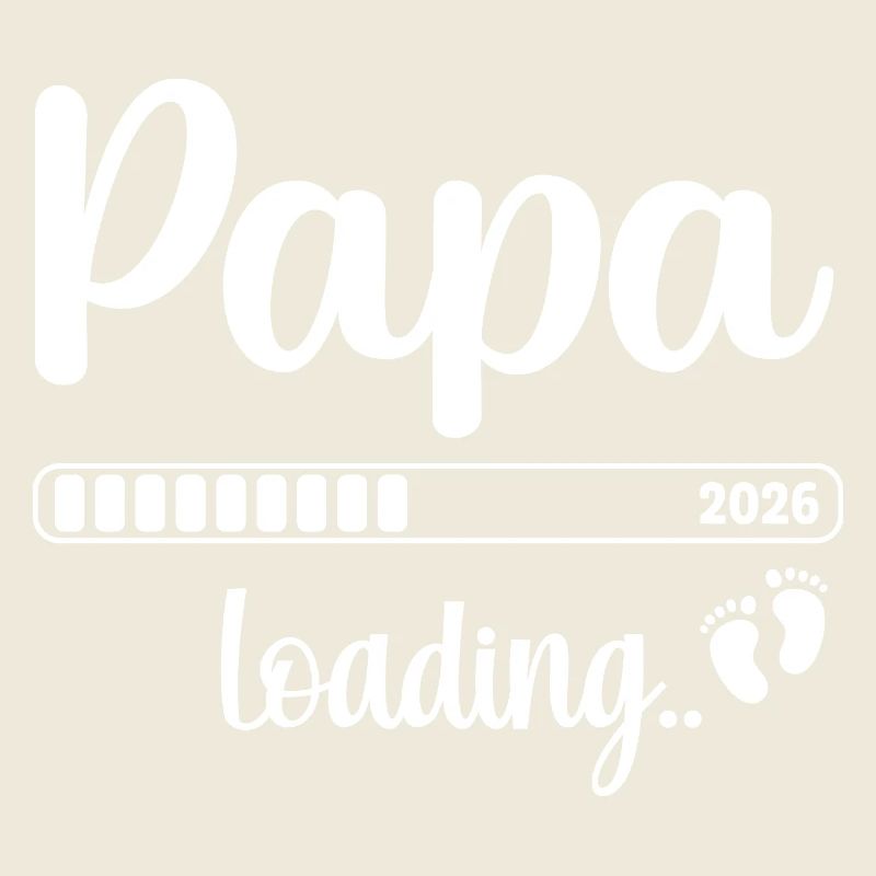 Papa 2026 Loading Vatertag Geschenk
