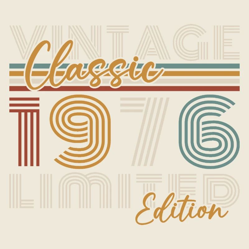 1976 Vintage Retro Birthday Gift