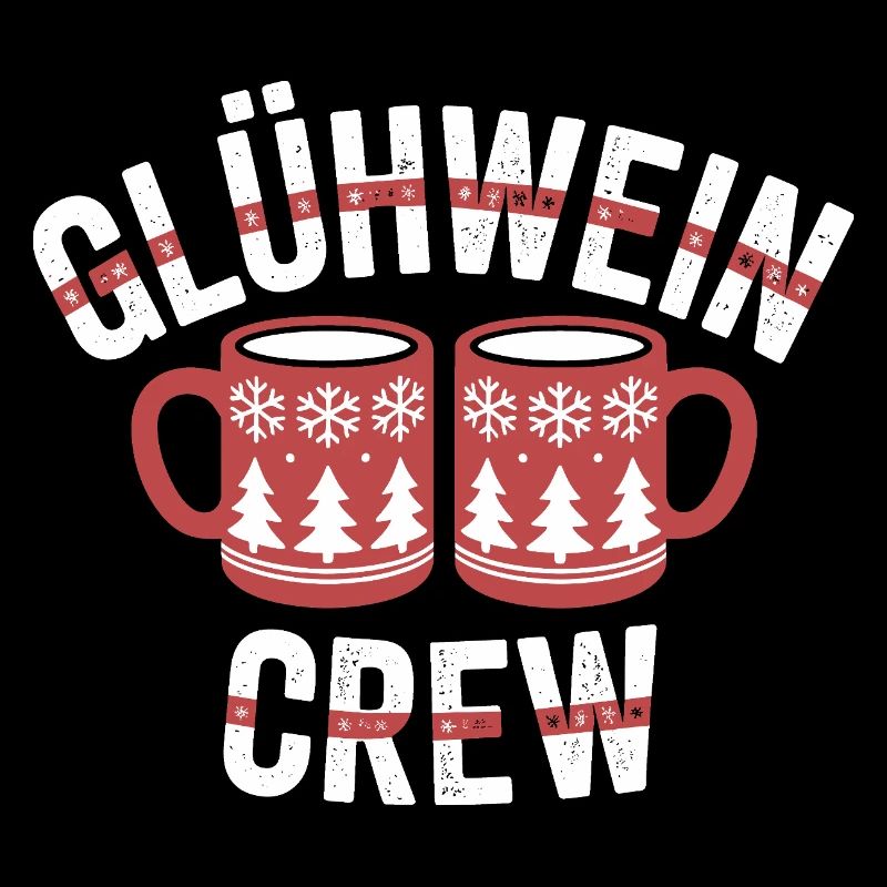 Équipe du vin chaud Marché de Noël joyeux